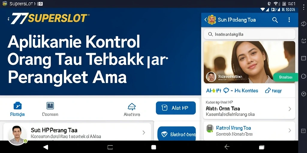 Tampilan antarmuka 77SUPERSLOT untuk kontrol orang tua yang ramah pengguna.